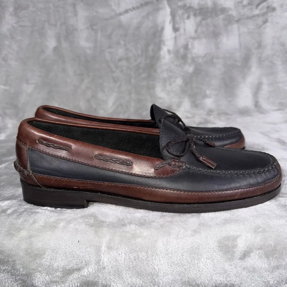 Cole Haan Men's Pinch Tassel Loafer Black & Brown 8.5‎ D Professional Preppy